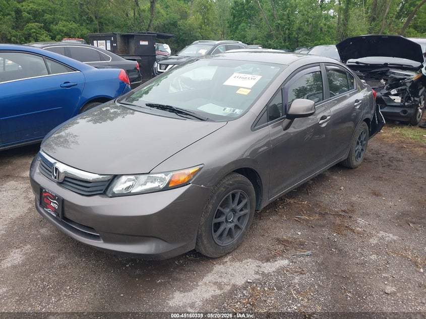 2012 Honda Civic Lx 19XFB2F59CE383421 photo 1