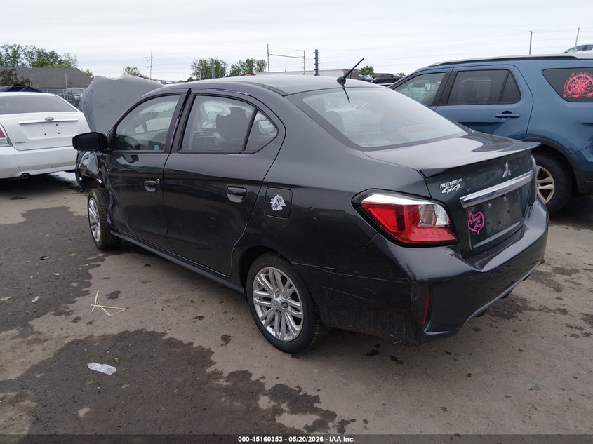 Vin: ml32fufj2rhf09350, lot: 45658017, mitsubishi mirage g4 black edition/es/le 20243