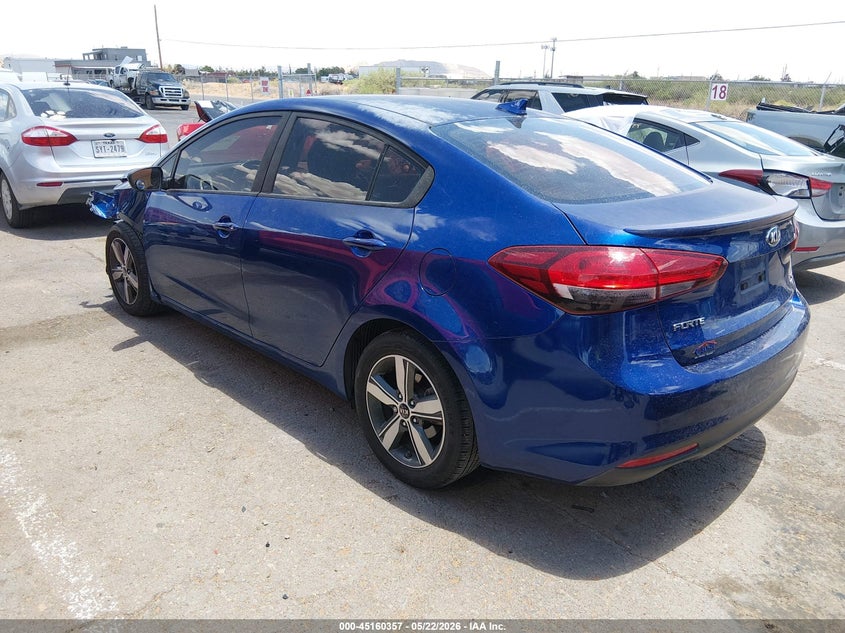 Vin: 3kpfl4a74je242948, lot: 45658020, kia forte s 20183