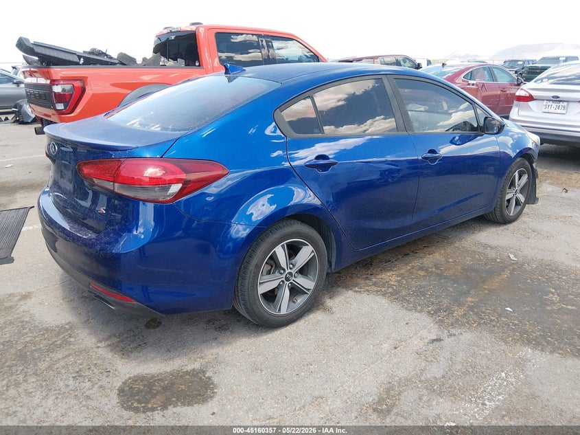 Vin: 3kpfl4a74je242948, lot: 45658020, kia forte s 20184