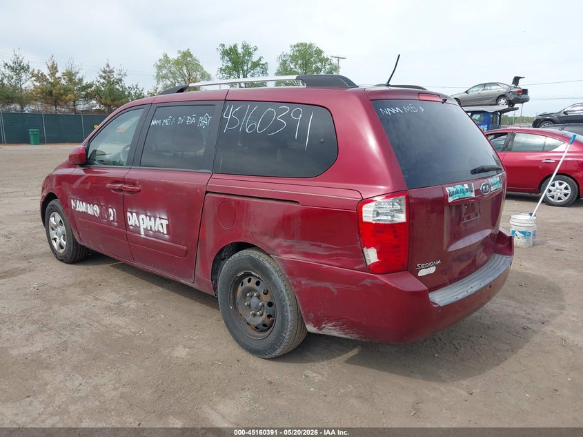2009 Kia Sedona Lx VIN: KNDMB233896321405 Lot: 45160391