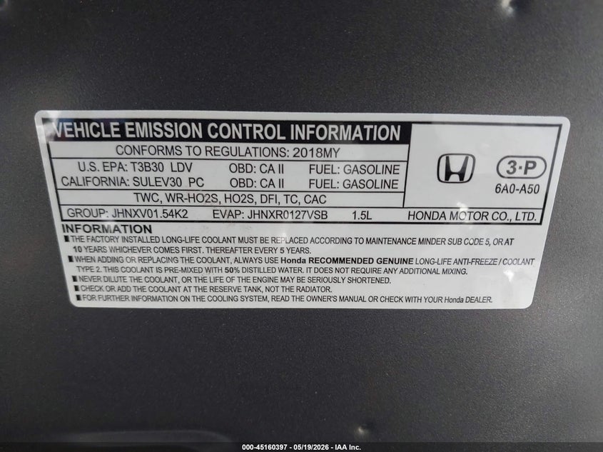 2018 HONDA ACCORD SPORT — Фото 19
