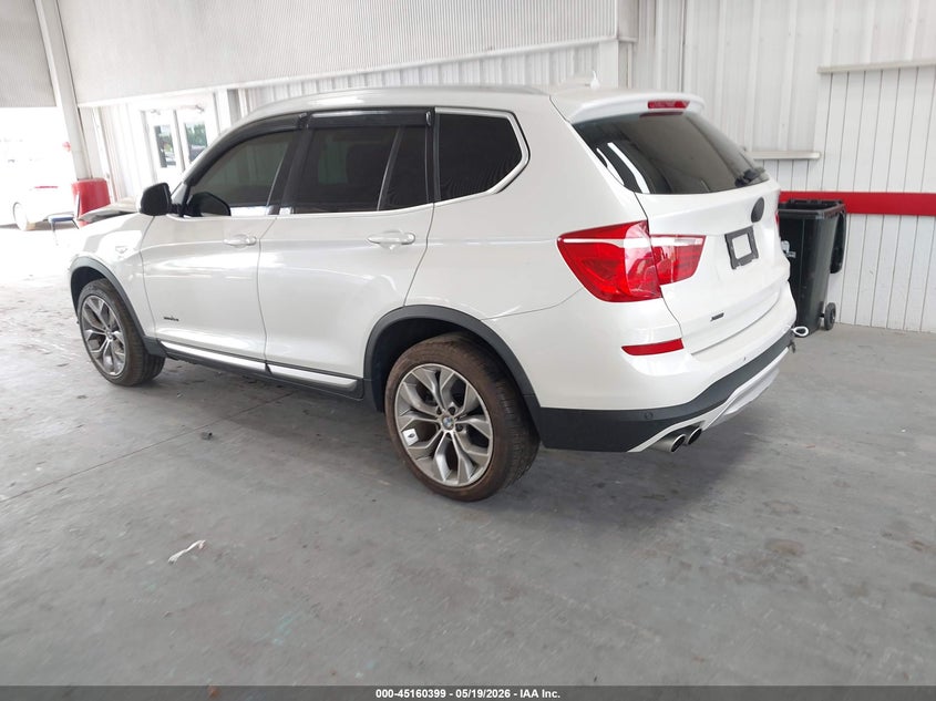 Vin: 5uxwx9c51g0d82925, lot: 45658063, bmw x3 xdrive28i 20163
