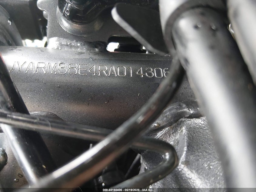 2024 Yamaha Yzfr7 VIN: JYARM38E4RA014306 Lot: 45160406