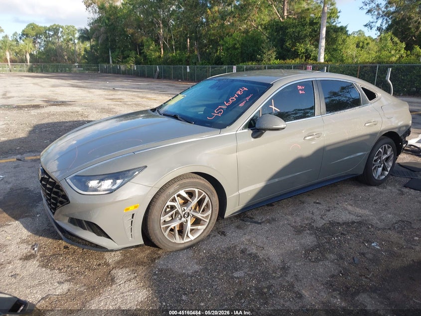 2021 Hyundai Sonata Sel KMHL64JA6MA148465 photo 1