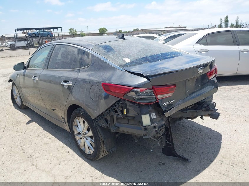Vin: 5xxgt4l37jg237104, lot: 45658196, kia optima s 20183