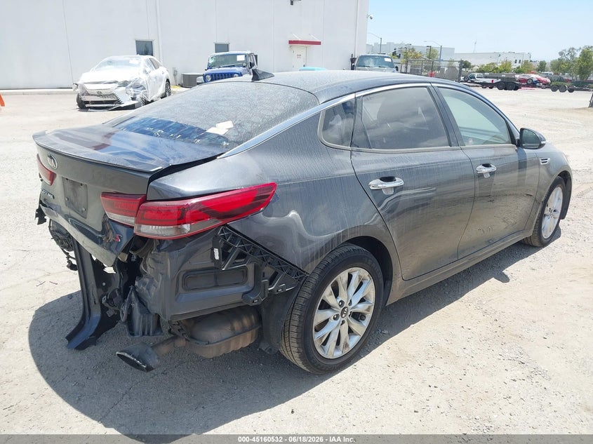 Vin: 5xxgt4l37jg237104, lot: 45658196, kia optima s 20184