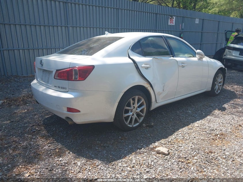 Vin: jthcf5c24b5052208, lot: 45658203, lexus is 250 20114