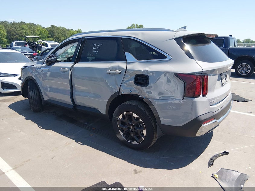Vin: 5xyrl4jc9tg434981, lot: 45658264, kia sorento s 20263
