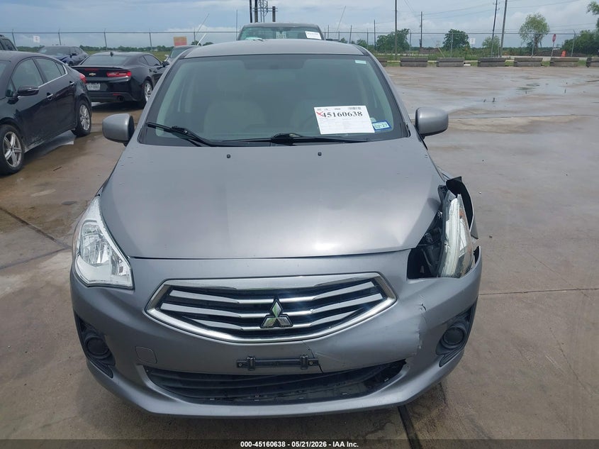 2018 Mitsubishi Mirage G4 Es VIN: ML32F3FJ9JHF09151 Lot: 45160638
