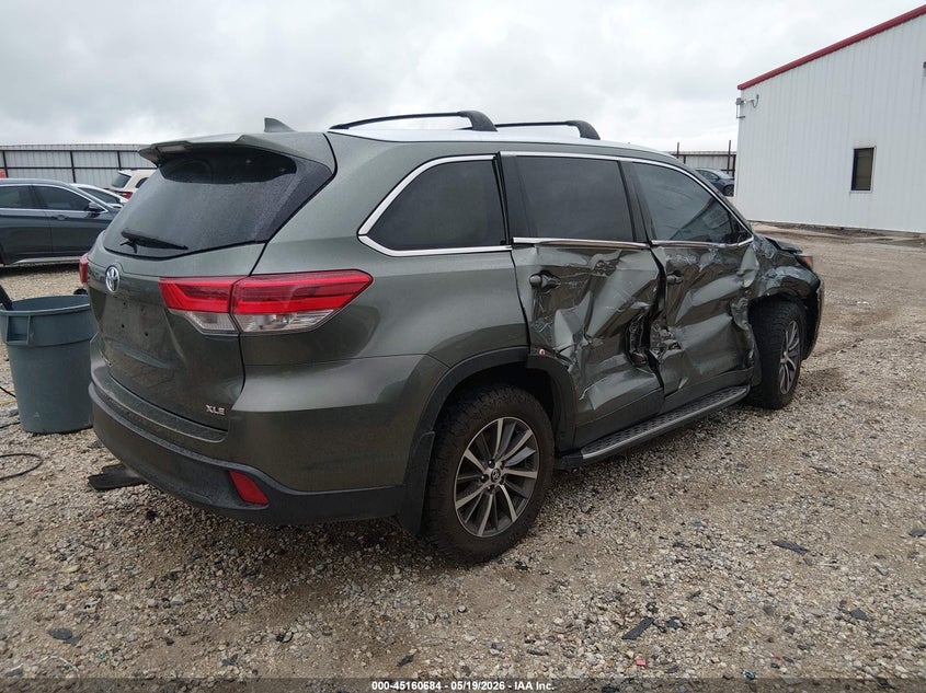 Vin: 5tdkzrfh9ks298242, lot: 45658348, toyota highlander xle 20194