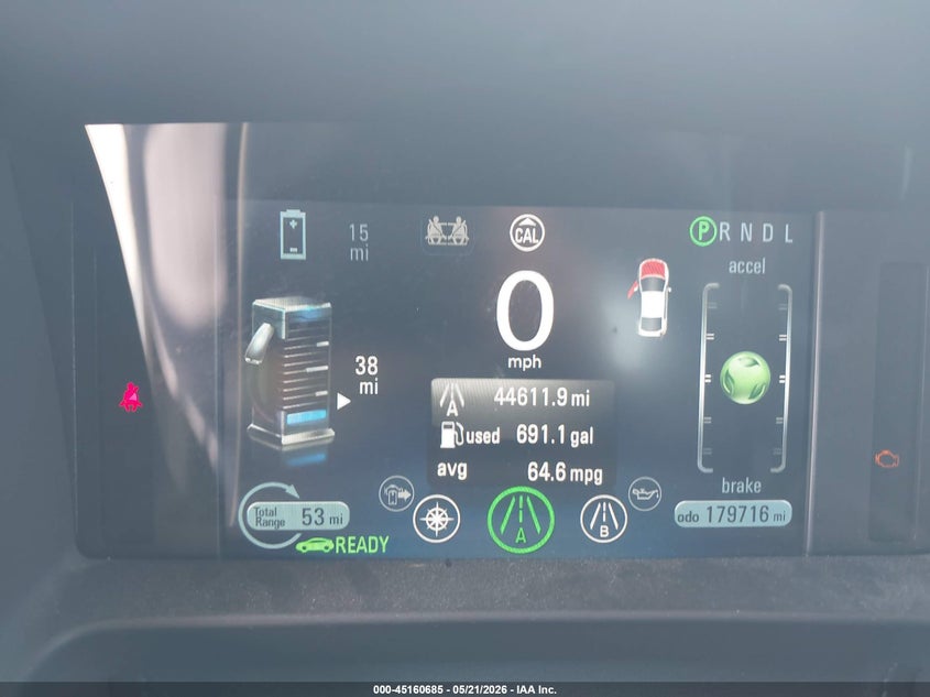 2014 Chevrolet Volt VIN: 1G1RF6E47EU151575 Lot: 45160685