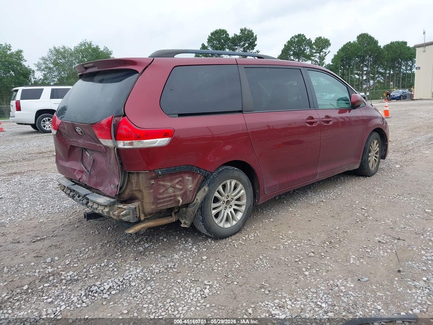 Vin: 5tdyk3dc4es497397, lot: 45658366, toyota sienna xle v6 8 passenger 20144