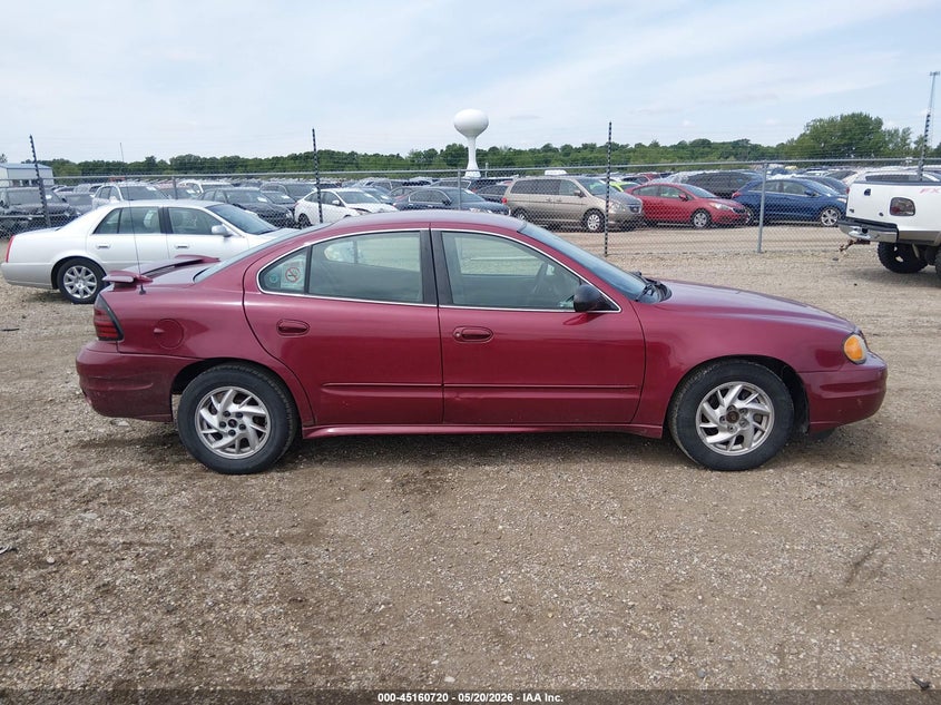 2004 Pontiac Grand Am Se VIN: 1G2NE52F44M637983 Lot: 45160720