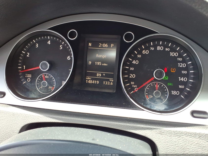2010 Volkswagen Cc Sport VIN: WVWMN7AN6AE561815 Lot: 45160840