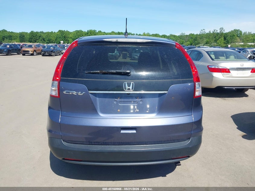 2012 Honda Cr-v 2.4 Cr-V Ex blue Lot 111045160966 Vin 5J6RM3H52CL037450