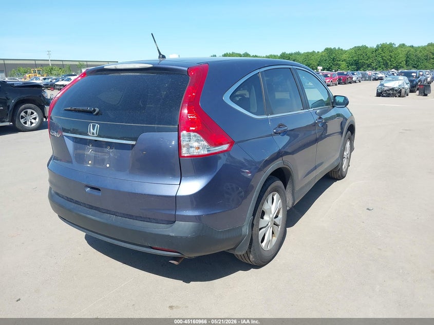 2012 Honda Cr-v 2.4 Cr-V Ex blue Lot 111045160966 Vin 5J6RM3H52CL037450