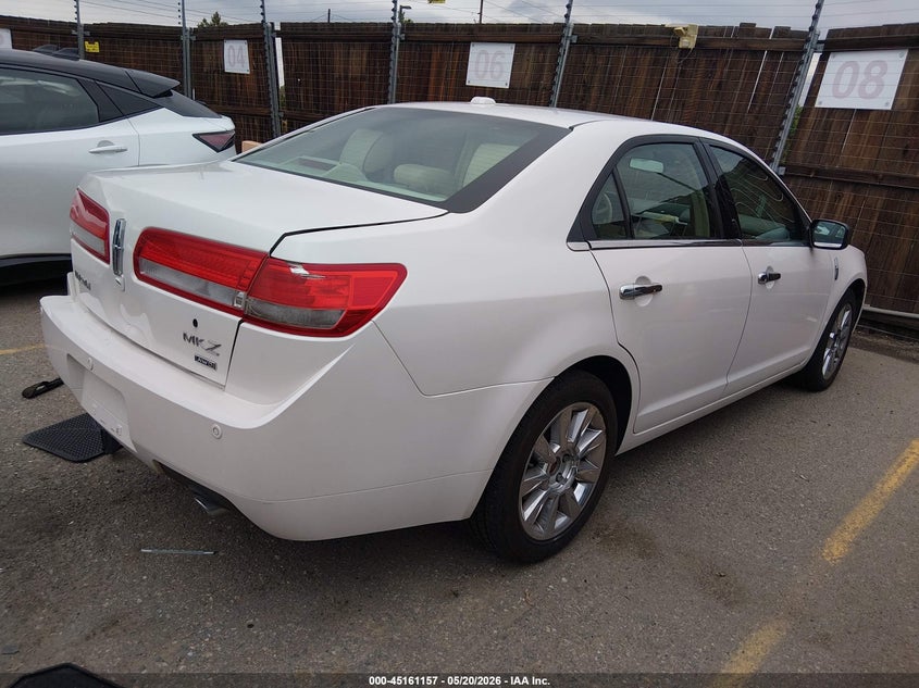 2011 LINCOLN MKZ SEDAN 3.5L V-6 DOHC, VVT, 263HP