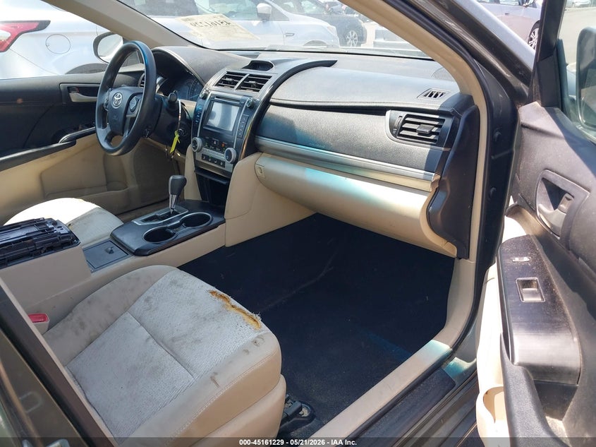 2012 TOYOTA CAMRY SEDAN 2.5L I-4 DOHC, VVT, 173HP