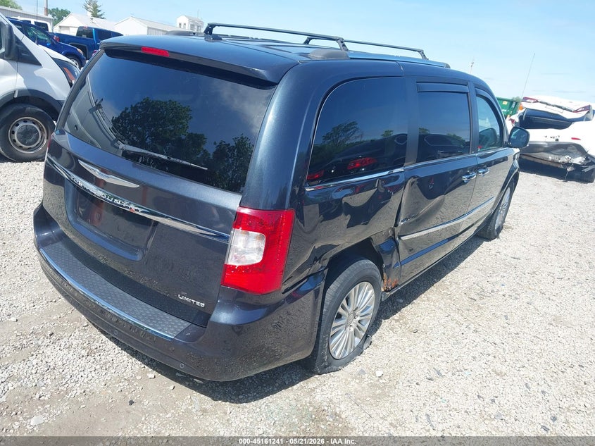 Vin: 2c4rc1gg2dr737445, lot: 45658905, chrysler town & country limited 20134