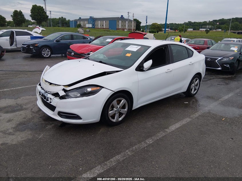 Vin: 1c3cdfba0gd634975, lot: 45658943, dodge dart sxt 20162