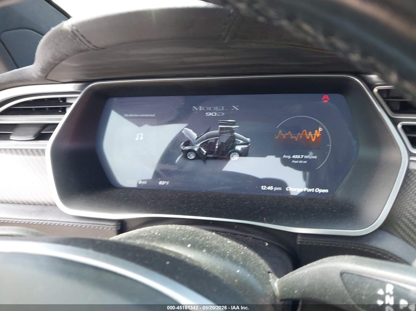 2016 Tesla Model X 60D/70D/75D/90D/P100D VIN: 5YJXCBE20GF003343 Lot: 45161342