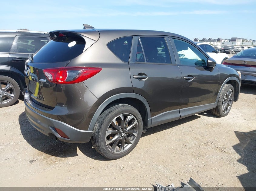 Vin: jm3ke2dy9g0815952, lot: 45659082, mazda cx-5 grand touring 20164