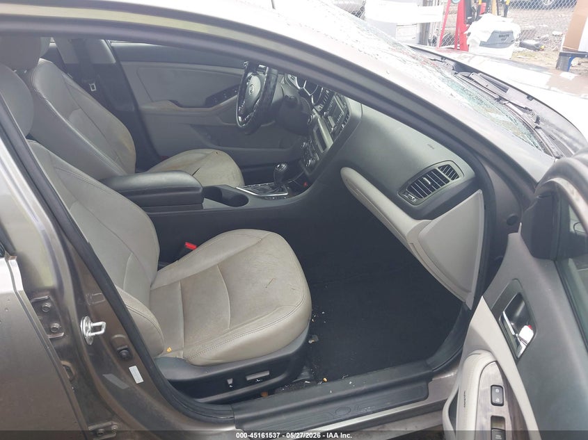 2012 Kia Optima 2.4 Ex grey Lot 111045161537 Vin 5XXGN4A76CG037253