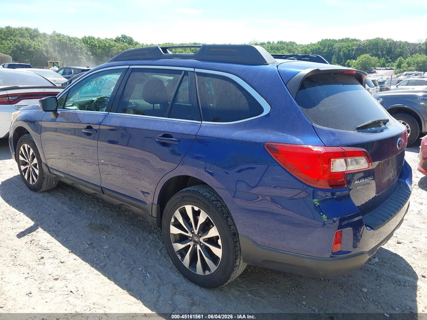 Vin: 4s4bsbjc8f3311444, lot: 45659225, subaru outback 2.5i limited 20153