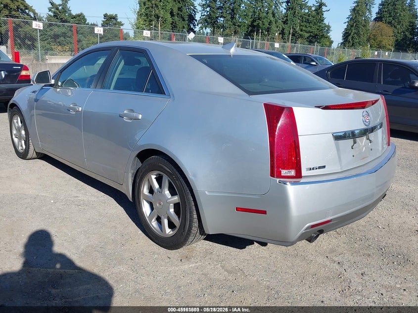 2009 CADILLAC CTS SEDAN 3.6L V-6 DI, DOHC, VVT, 304HP