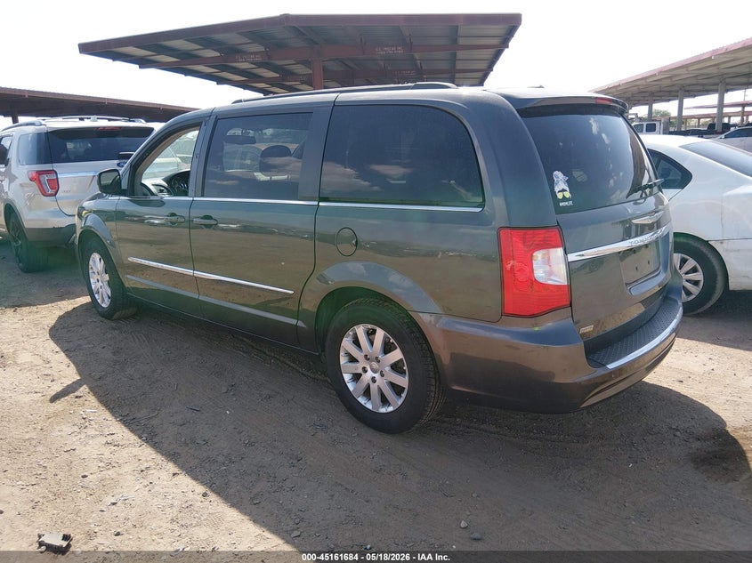 Vin: 2c4rc1bg3fr637638, lot: 45659348, chrysler town & country touring 20153