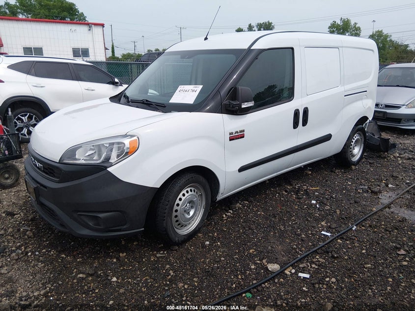 Vin: zfbhrfab0l6p85443, lot: 45659368, ram promaster city tradesman 20202