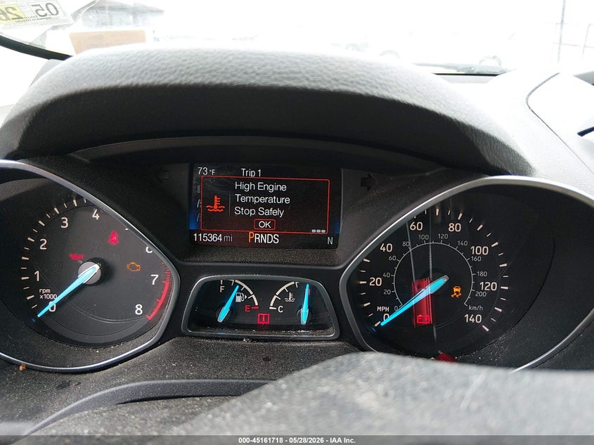 2017 FORD ESCAPE SPORT UTILITY VEHICLE 1.5L I-4 DI, DOHC, VVT, TURBO, 179HP