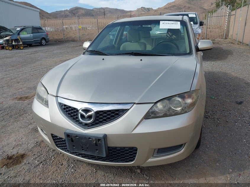 2007 MAZDA 3 SEDAN 2.0L I-4 DOHC, 144HP