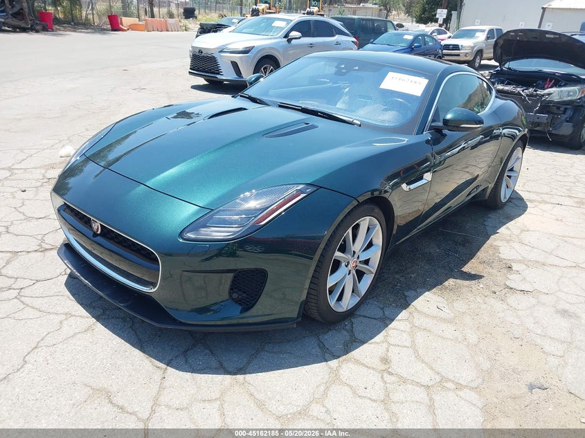 Vin: sajdd1gx7jck54630, lot: 45659849, jaguar f-type 296hp 20182