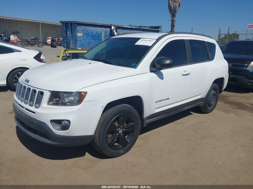 Vin: 1c4njcbb0ed601671, lot: 45659851, jeep compass sport 20142