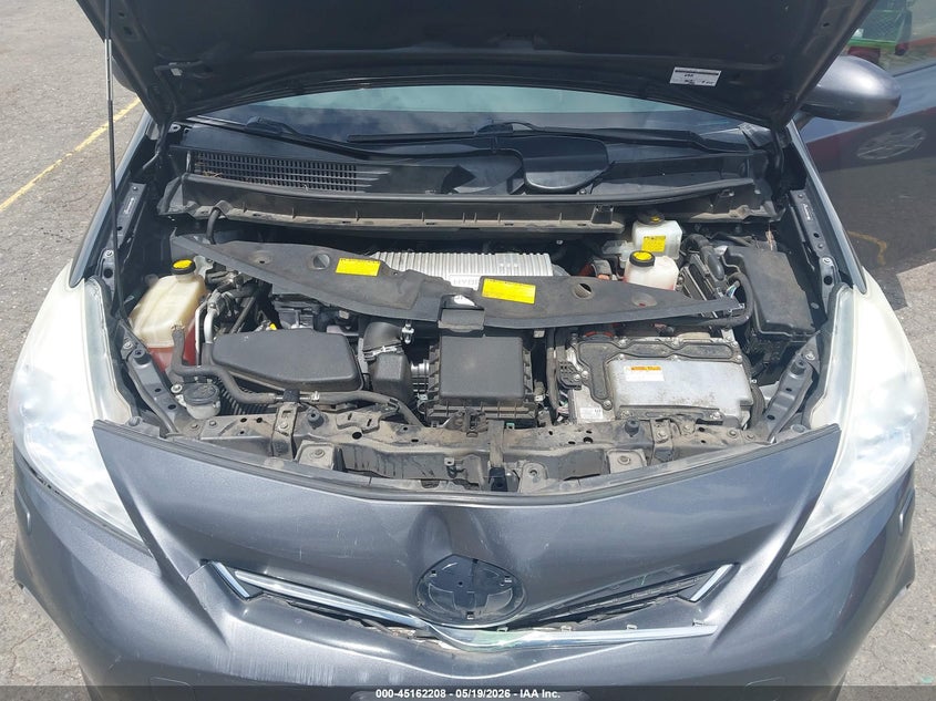2012 TOYOTA PRIUS V (+) WAGON 1.8L I-4 DOHC, VVT, 98HP