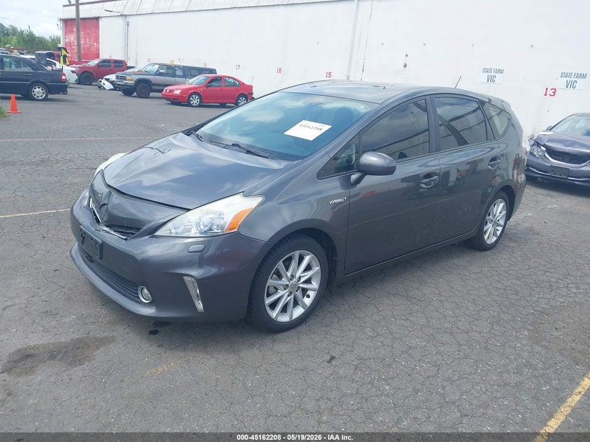 2012 TOYOTA PRIUS V (+) WAGON 1.8L I-4 DOHC, VVT, 98HP