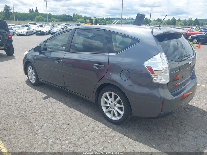 2012 TOYOTA PRIUS V (+) WAGON 1.8L I-4 DOHC, VVT, 98HP