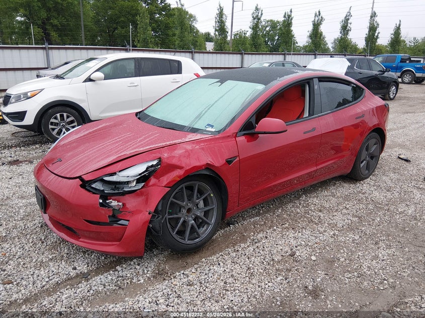Vin: 5yj3e1eaxnf354834, lot: 45659896, tesla model 3 rear-wheel drive 20222