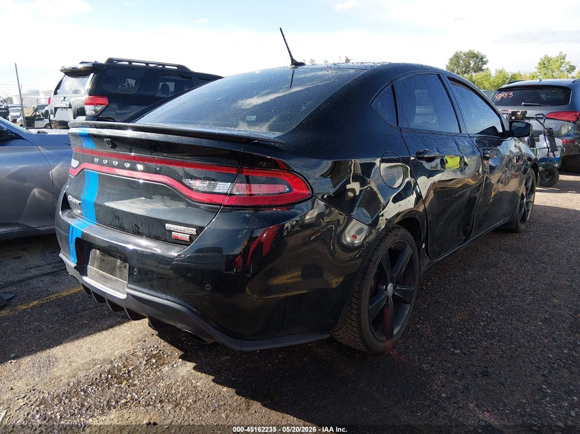 Vin: 1c3cdfch0dd338250, lot: 45659899, dodge dart limited 20134