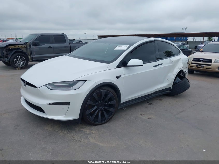 Vin: 7saxcae58nf345756, lot: 45659936, tesla model x dual motor all-wheel drive 20222