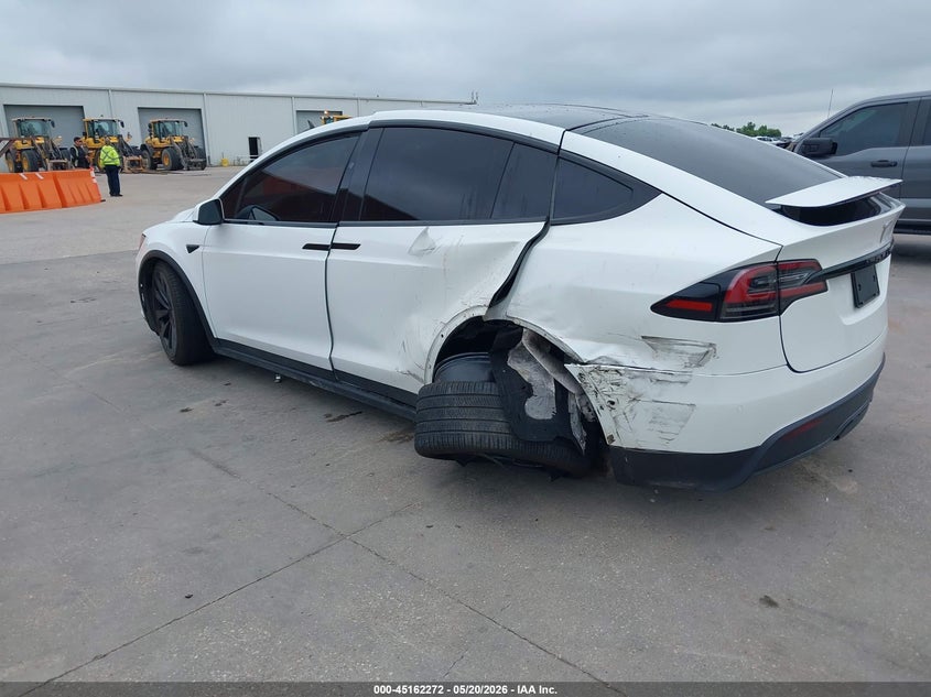 Vin: 7saxcae58nf345756, lot: 45659936, tesla model x dual motor all-wheel drive 20223