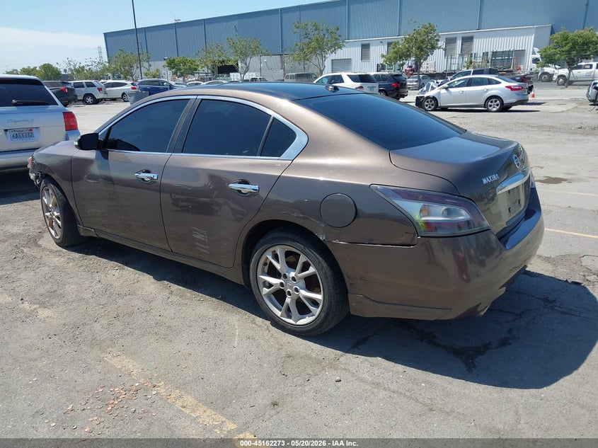 2012 Nissan Maxima 3.5 3.5 Sv brown Lot 111045162273 Vin 1N4AA5AP0CC854859