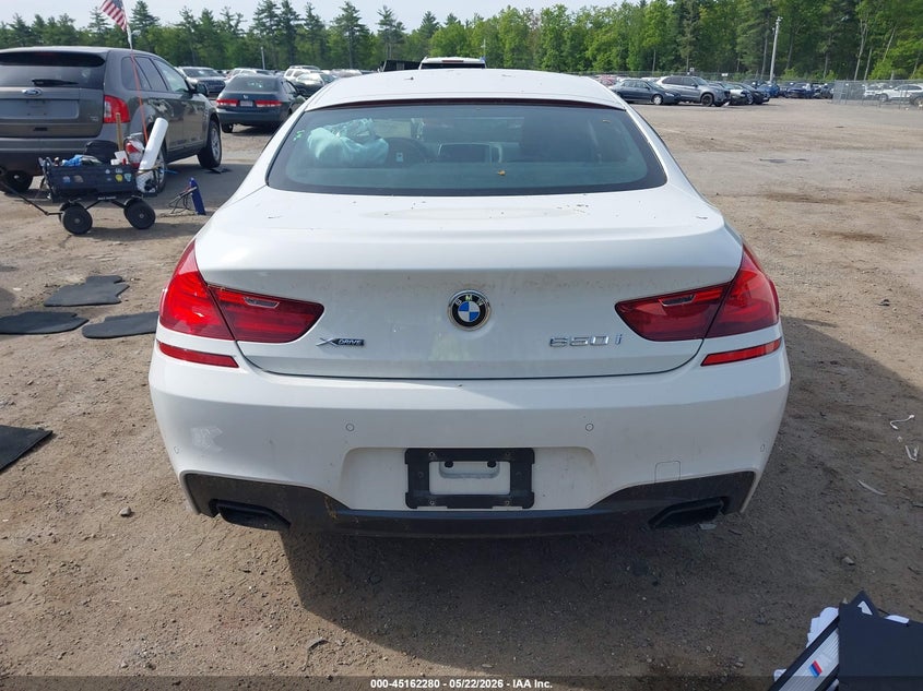 2015 BMW 650I Gran Coupe xDrive VIN: WBA6B4C52FD761470 Lot: 45162280