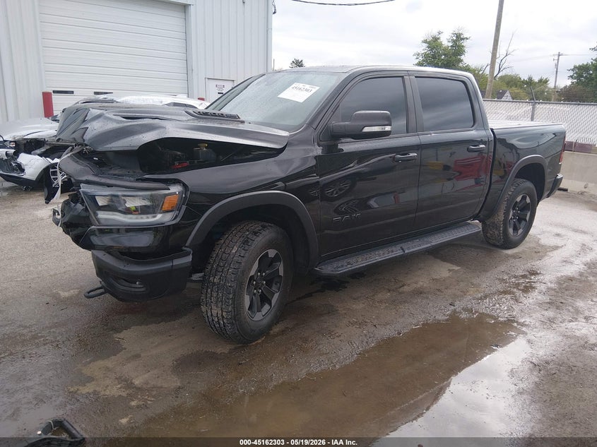 Vin: 1c6srflt8mn697053, lot: 45659966, ram 1500 rebel  4x4 5'7 box 20212