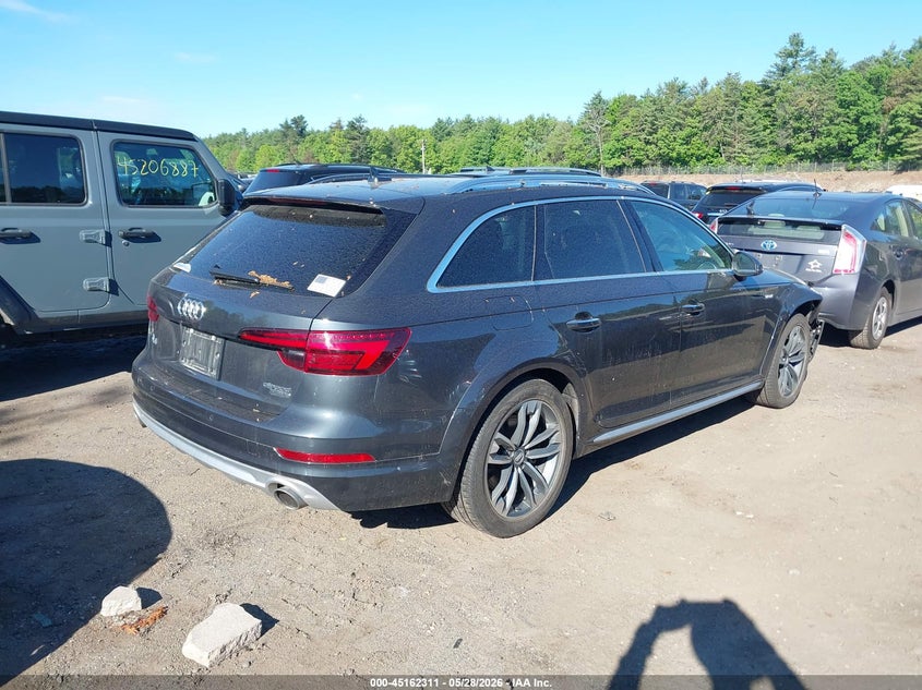 Vin: wa18naf41ja116043, lot: 45659974, audi a4 allroad 2.0t premium 20184
