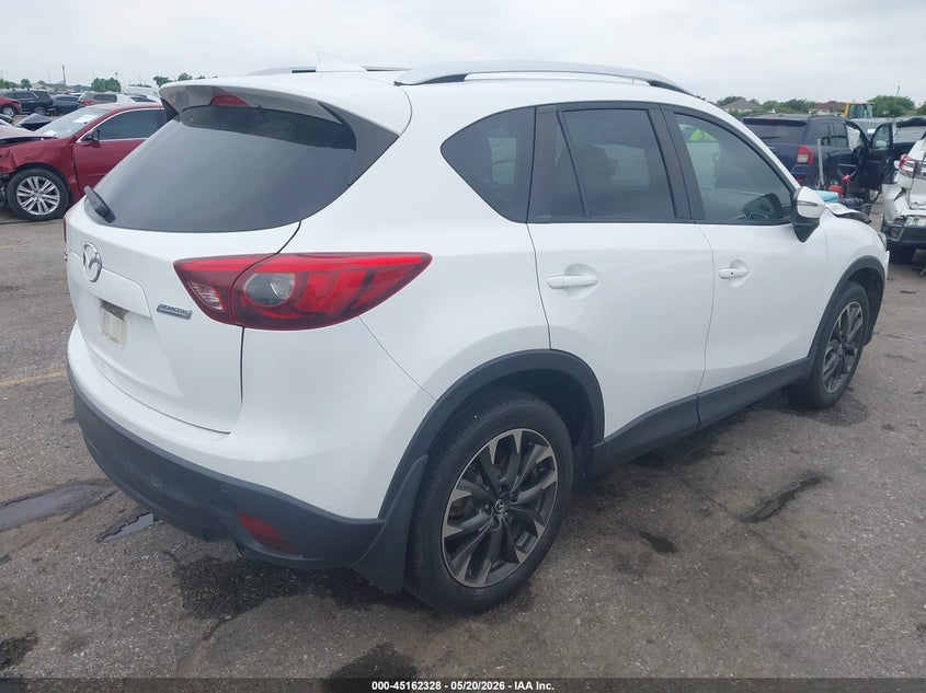 Vin: jm3ke2dy9g0734174, lot: 45659992, mazda cx-5 grand touring 20164