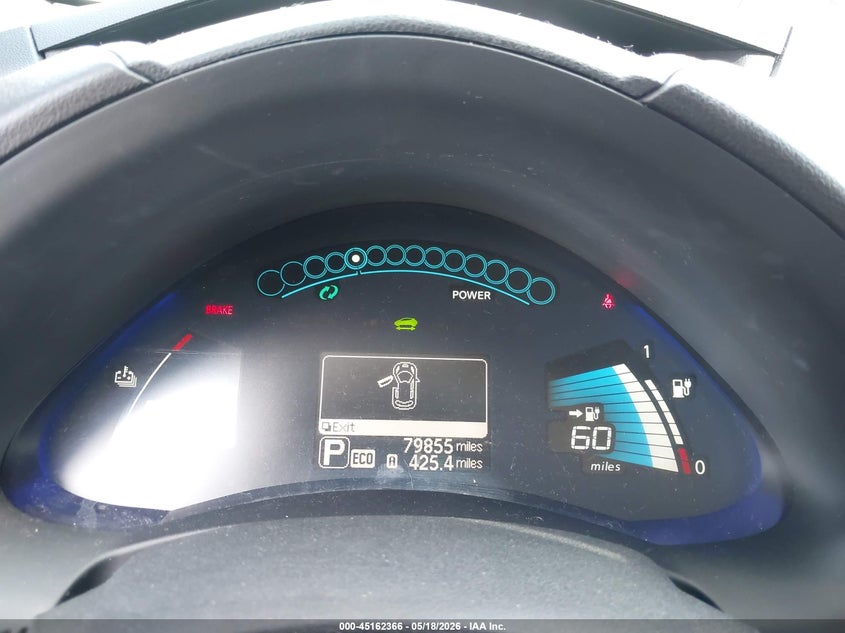 2016 Nissan Leaf Sl VIN: 1N4BZ0CP2GC311886 Lot: 45162366