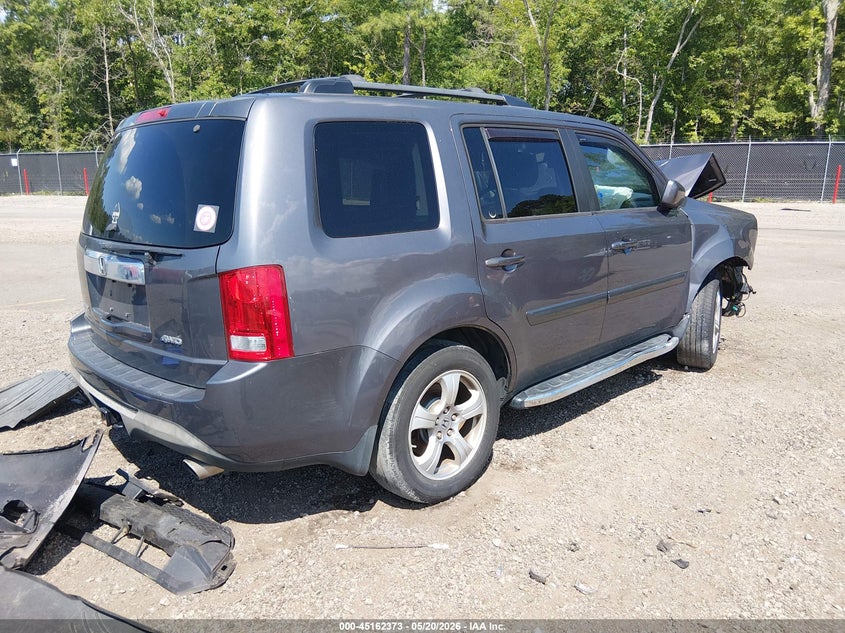Vin: 5fnyf4h52fb028210, lot: 45660037, honda pilot ex-l 20154